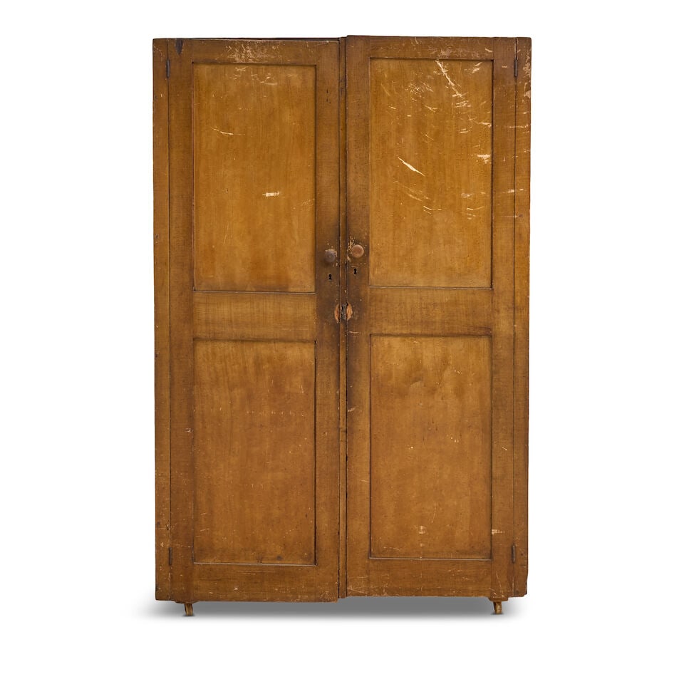 Grain-painted Cupboard United States, early 19th century (1 of 3)