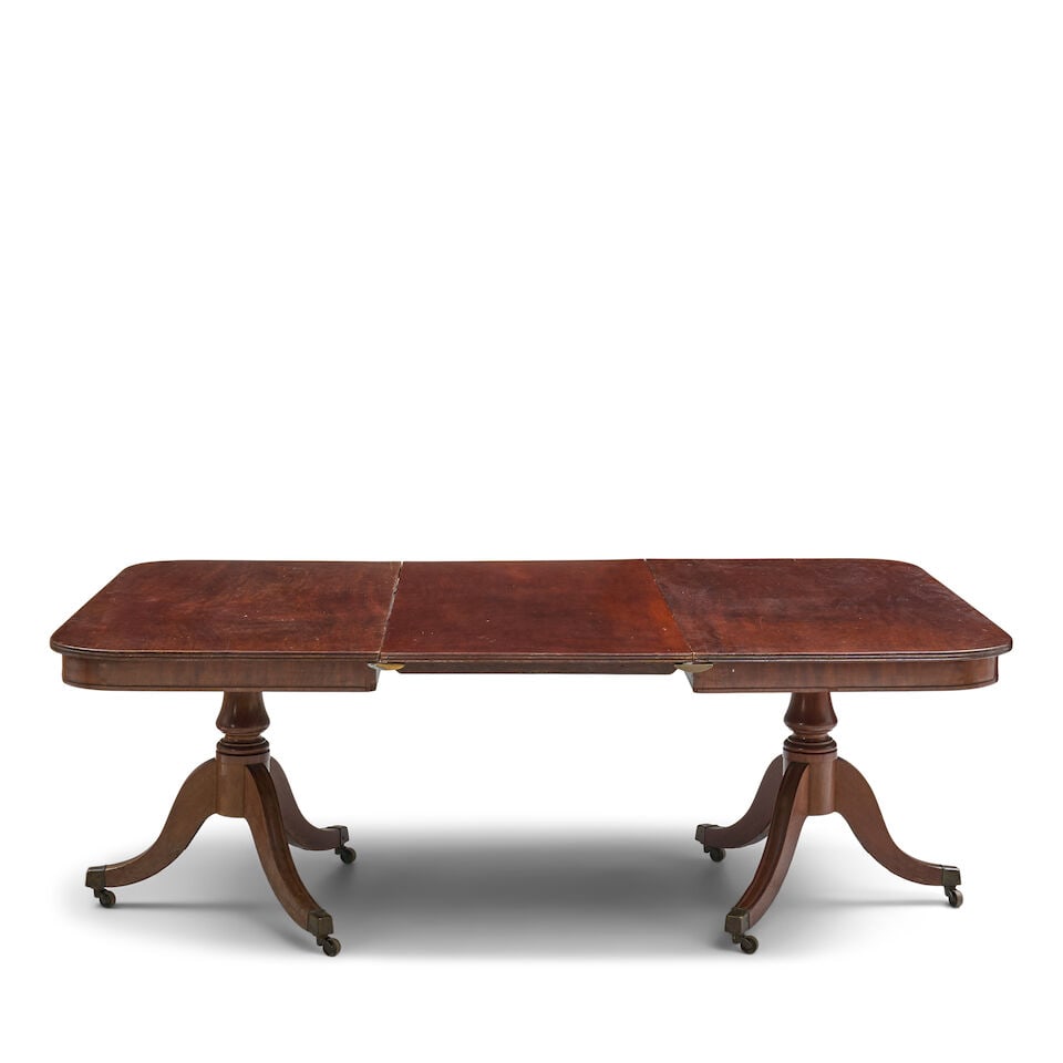 Classical Mahogany Two-part Banquet Table Northeastern United States, c. 1825 - 3