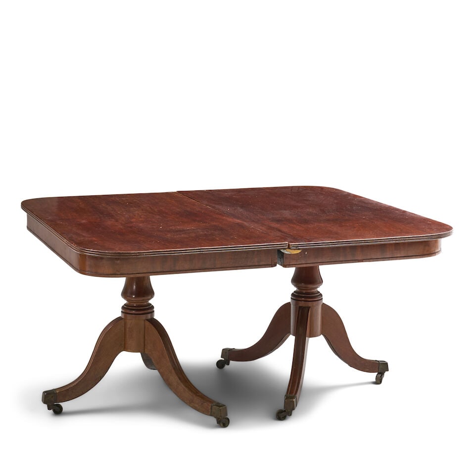 Classical Mahogany Two-part Banquet Table Northeastern United States, c. 1825 - 4
