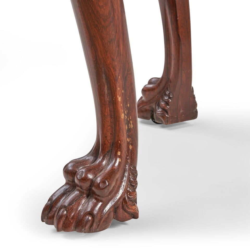 Classical Carved Mahogany Marble-top Center Table New York, New York, c. 1825 - 2