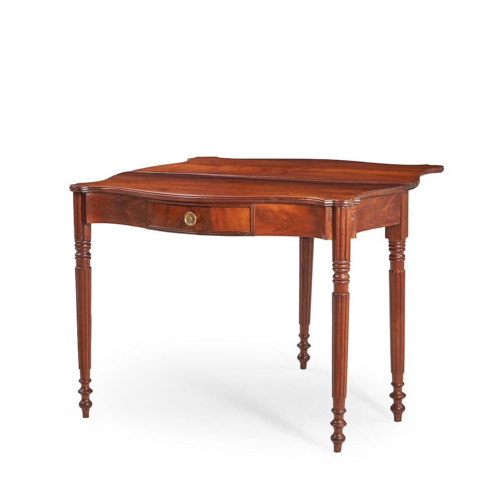 Federal Mahogany, Mahogany Veneer, and White Pine Card Table Massachusetts, c. 1815 - 3