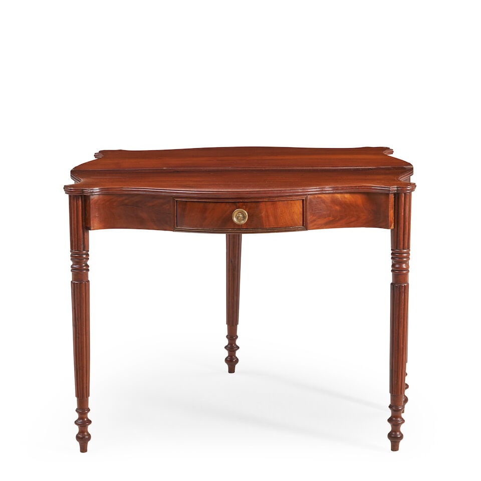 Federal Mahogany, Mahogany Veneer, and White Pine Card Table Massachusetts, c. 1815 - 4