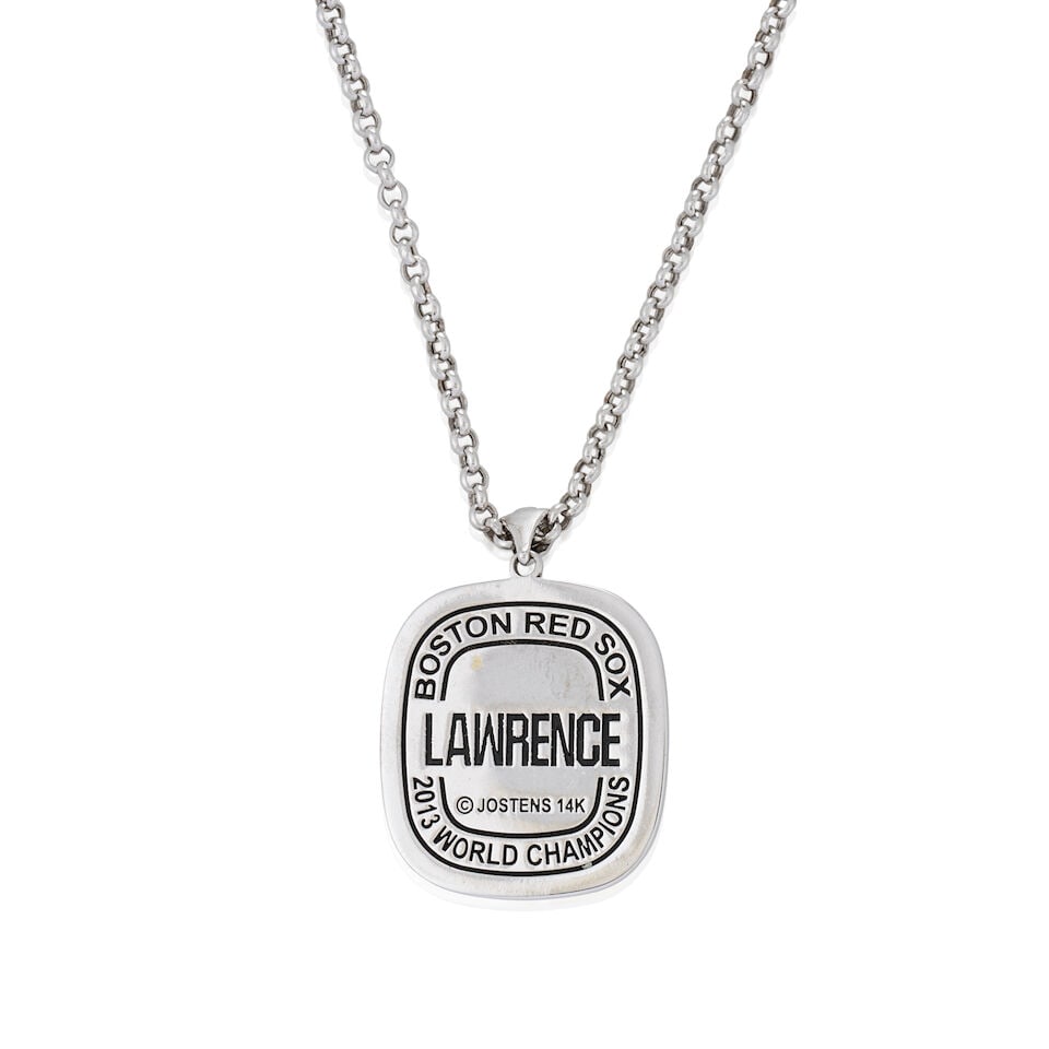 2013 Red Sox World Series Championship Pendant Necklace Jostens, 2013 - 3