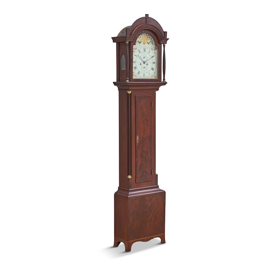 Late Federal Mahogany Tall Case Clock John Bailey (1787-1883), New Bedford, Massachusetts, c. 1825 - 3