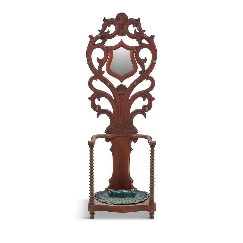 Classical Mahogany Hall Tree United States, c. 1825-30 (1 of 3)