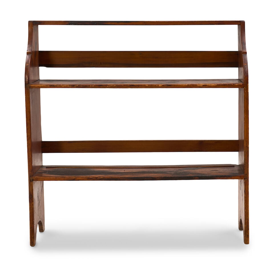 Stained Pine Bookshelf North America, late 19th century - 2