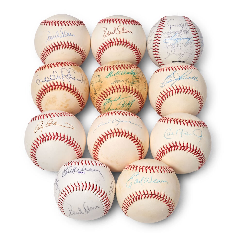 Group of Baltimore Orioles Player and Manager Signed Baseballs (1 of 1)