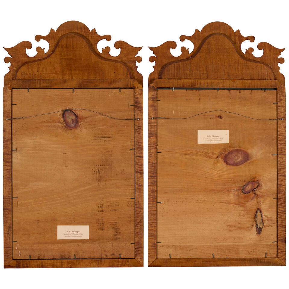 Two Queen Anne Style Mirrors Raymond LaMontagne, Jr. (1939-2024), Rhode Island, c. 1990 - 2
