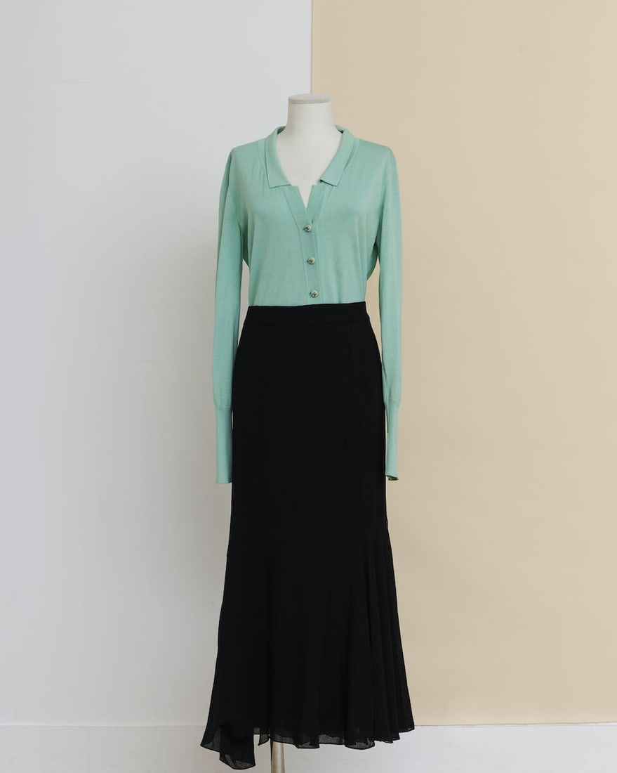 Chanel, collection Prêt à Porter, Automne/Hiver 1993. Ensemble composé d'une jupe... (1 of 1)
