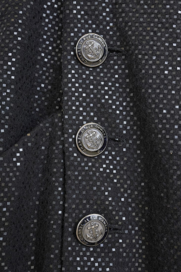 Chanel, collection Métiers d'Art 'Paris - Hamburg' 2018. Combinaison pantalon en lainage no... - 2