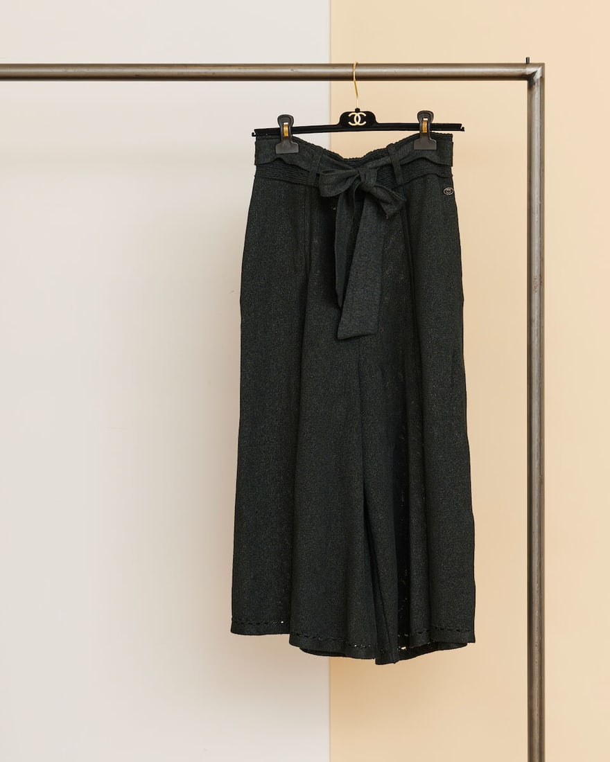 Chanel, collection Prêt à Porter, Printemps-Eté 2019. Jupe-culotte à fentes ... - 3