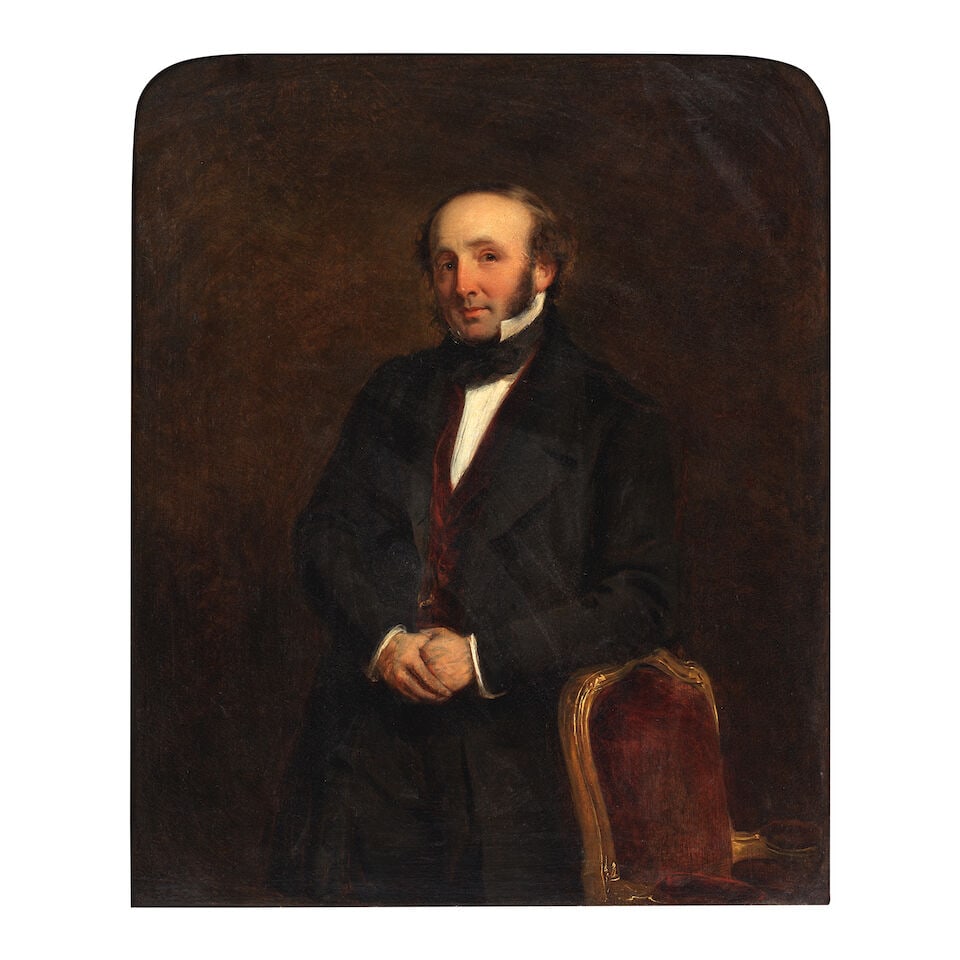 English School, mid 19th Century Portrait of William Augustus Philips (1800-1884), standing thre... (1 of 3)