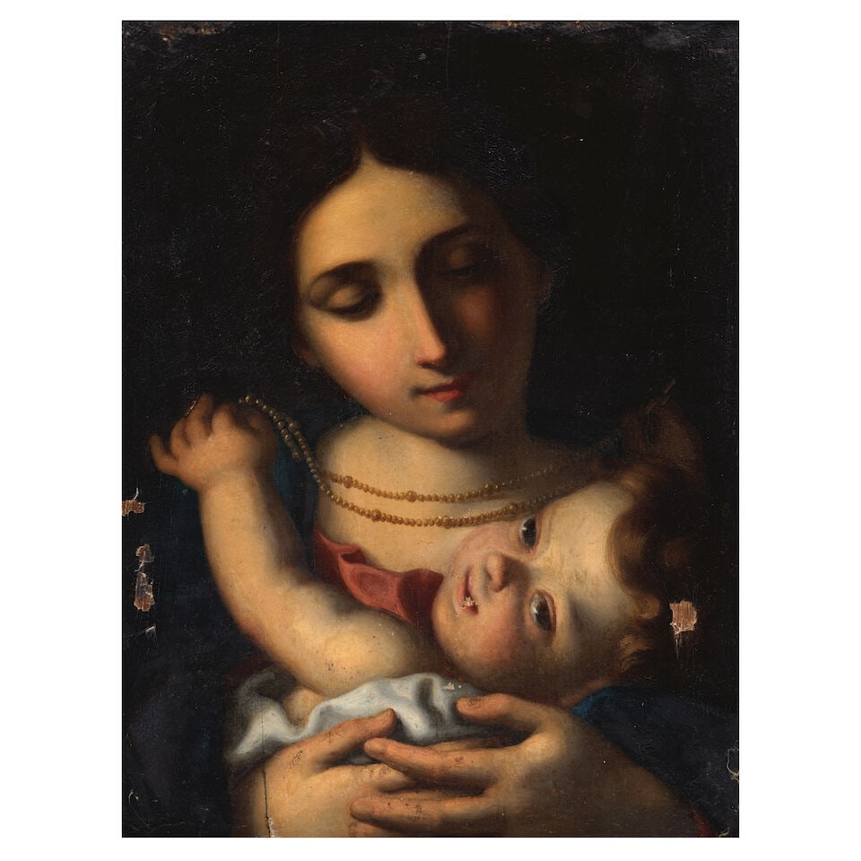 After Carlo Cignani, 19th Century Madonna and Child (1 of 3)