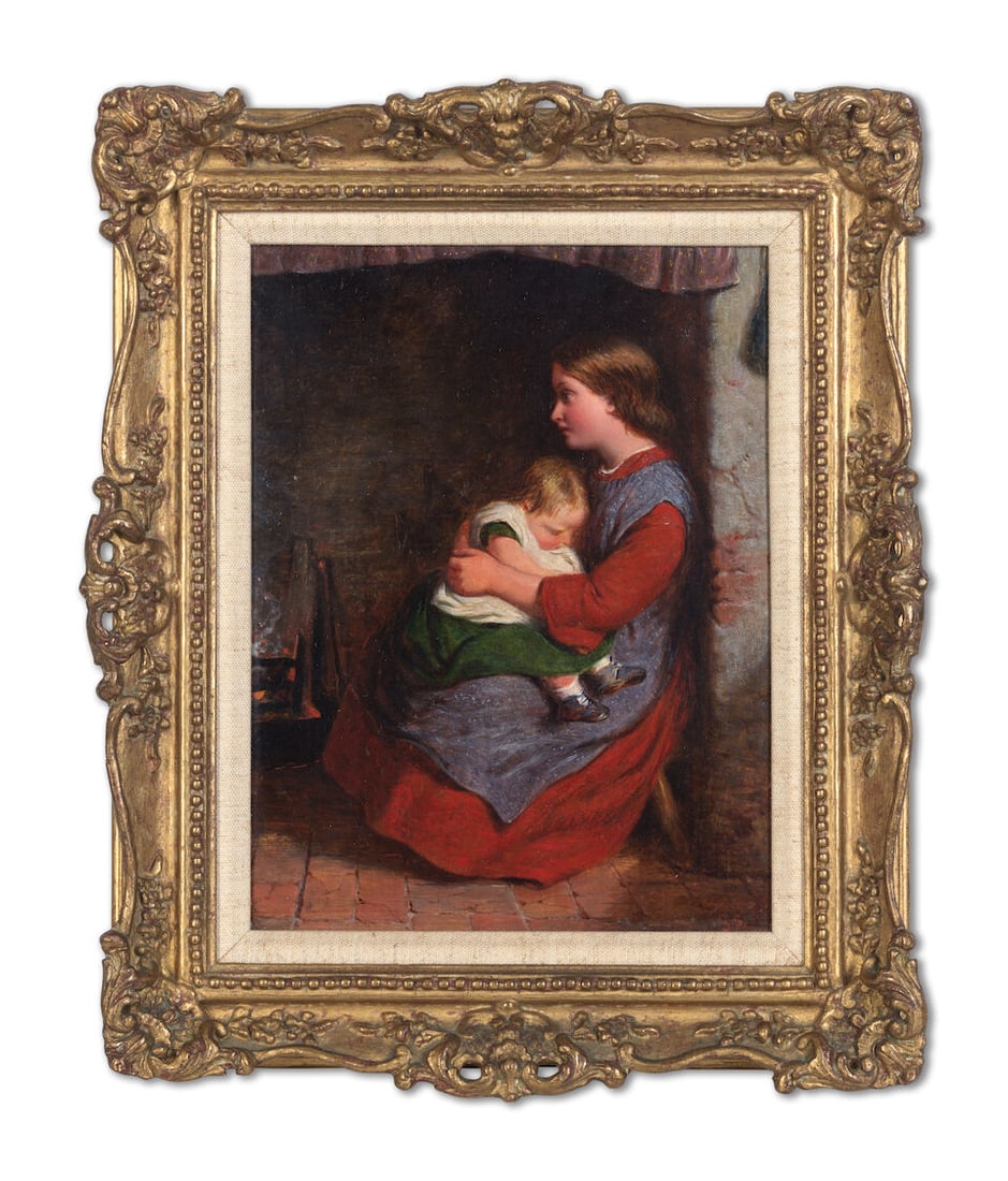 George Smith (British, 1829-1901) Sisterly love - 2