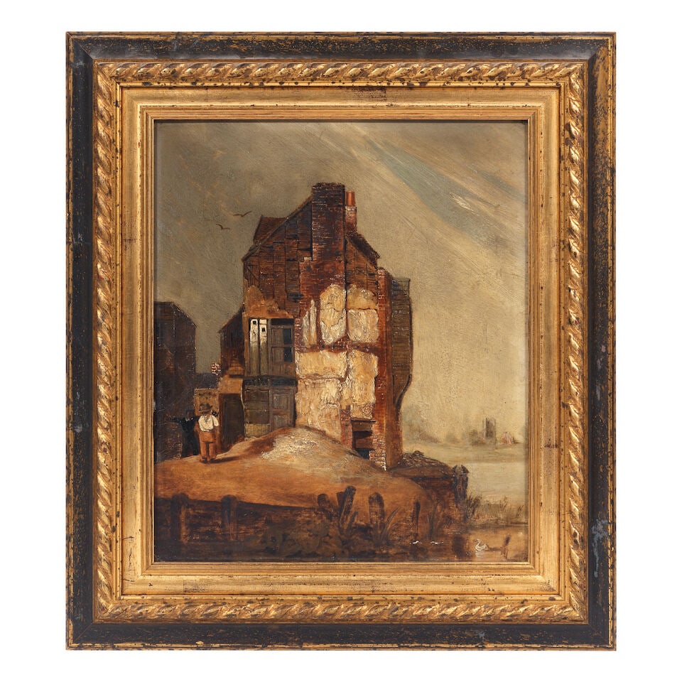 Follower of John Sell Cotman (Norwich 1782-1842 London) Houses at Horseferry - 2