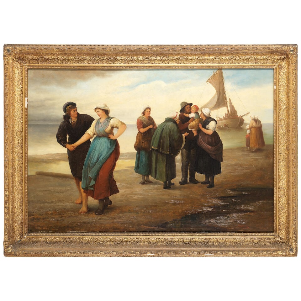 French School, 19th Century The return - 2