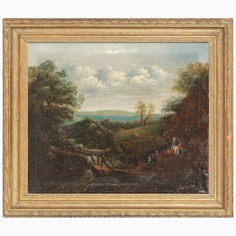English School, early 19th Century A country path - 2