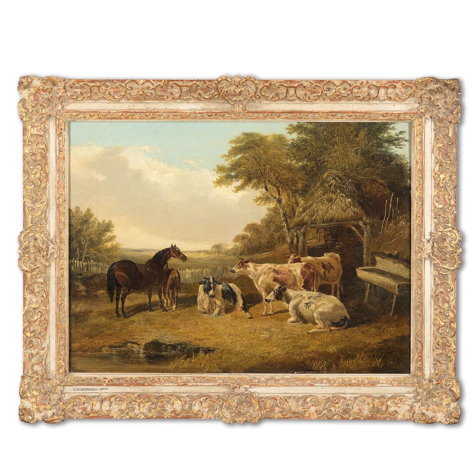 John Frederick Herring, Snr. (British, 1795-1865) Farmyard scene - 2