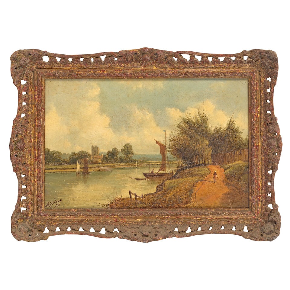 Alfred Henry Vickers (British, 1834-1919) Group of eight landscapes (Together with two other wor... - 11