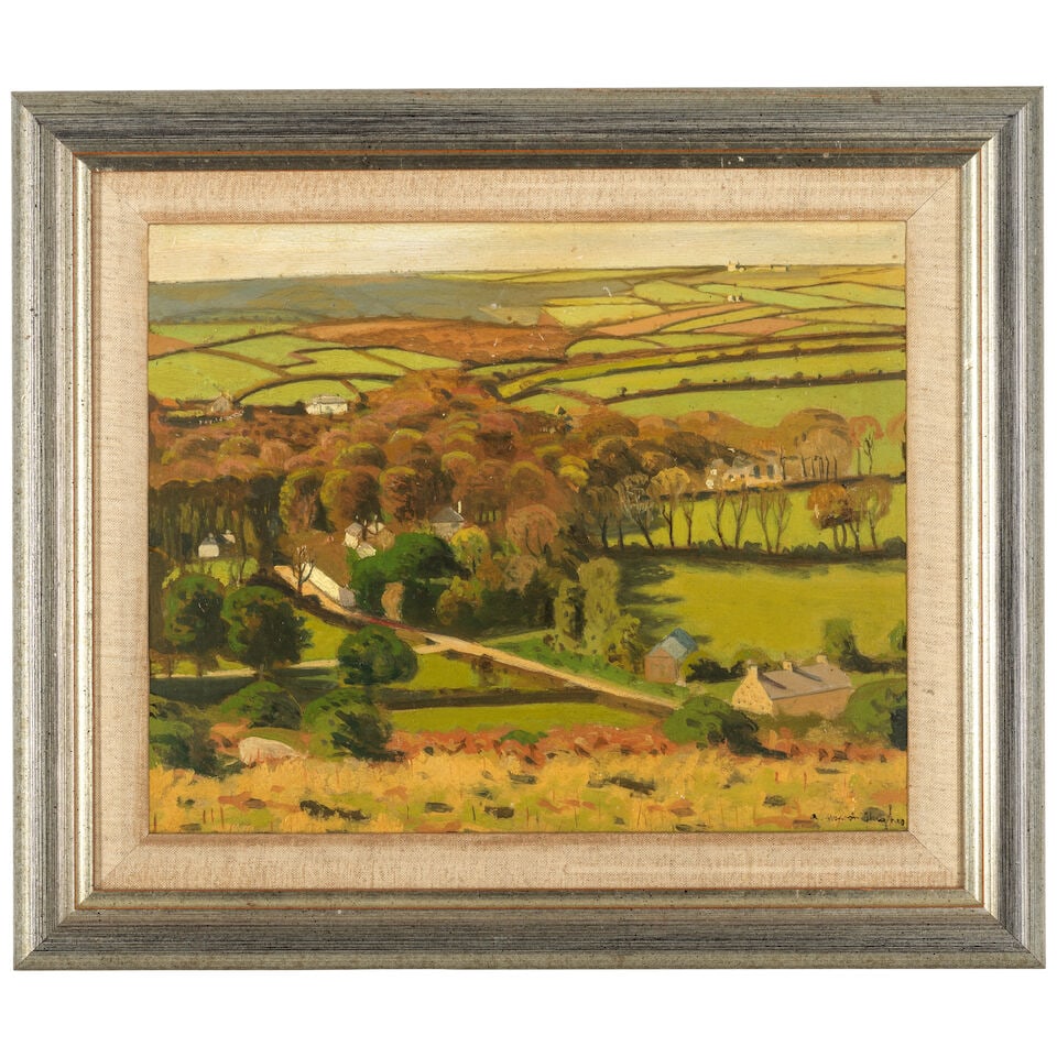 Robert Morson Hughes (British, 1873-1953) An extensive landscape, probably Cornwall (Together wi... - 2