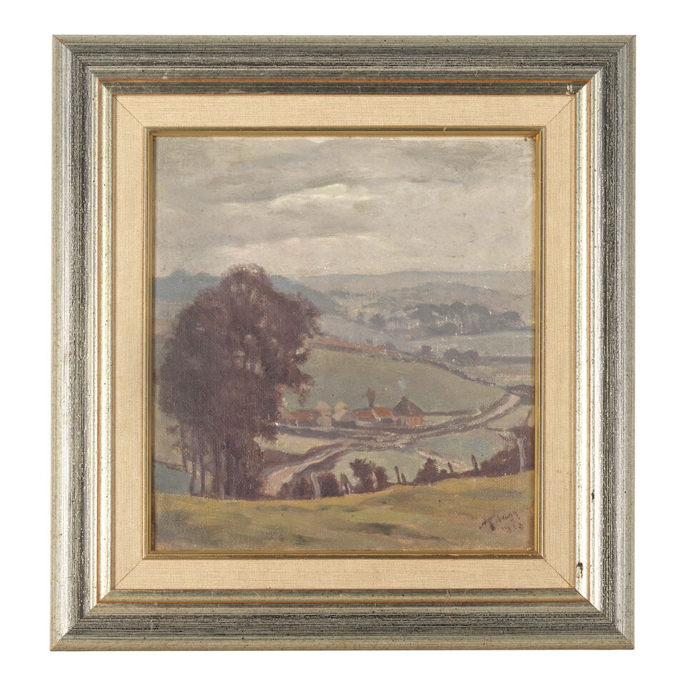Robert Morson Hughes (British, 1873-1953) An extensive landscape, probably Cornwall (Together wi... - 3