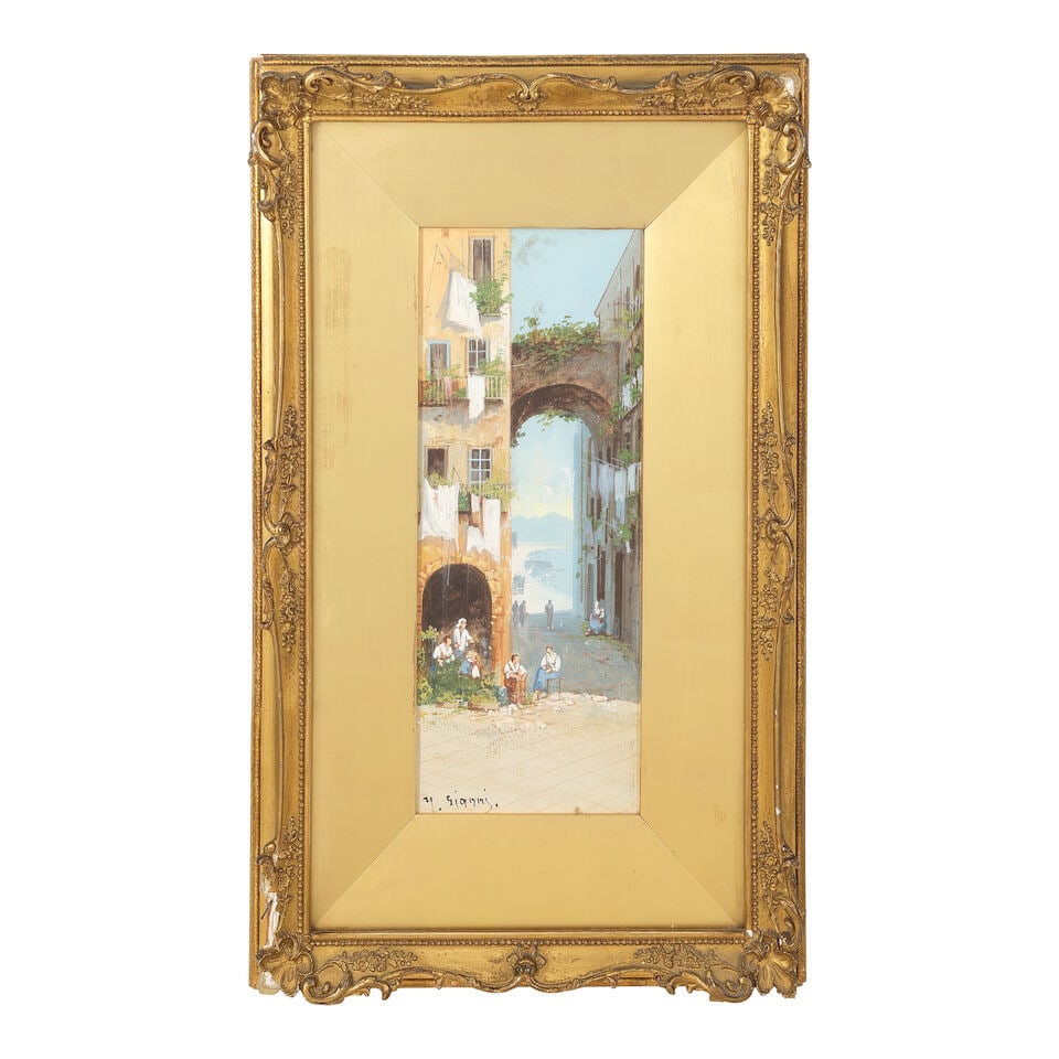 Girolamo Gianni (Italian, 1837-1895) Views of Napoli - 6