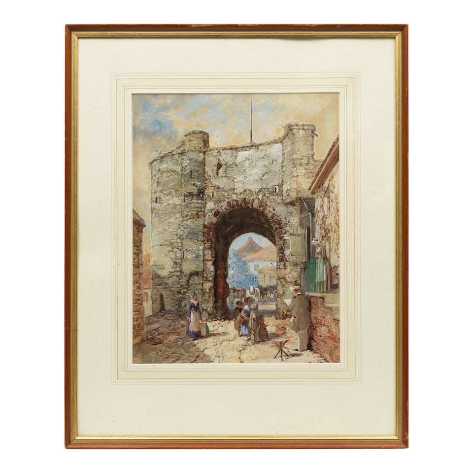 Louise Rayner (British, 1832-1924) Landgate at Rye - 2