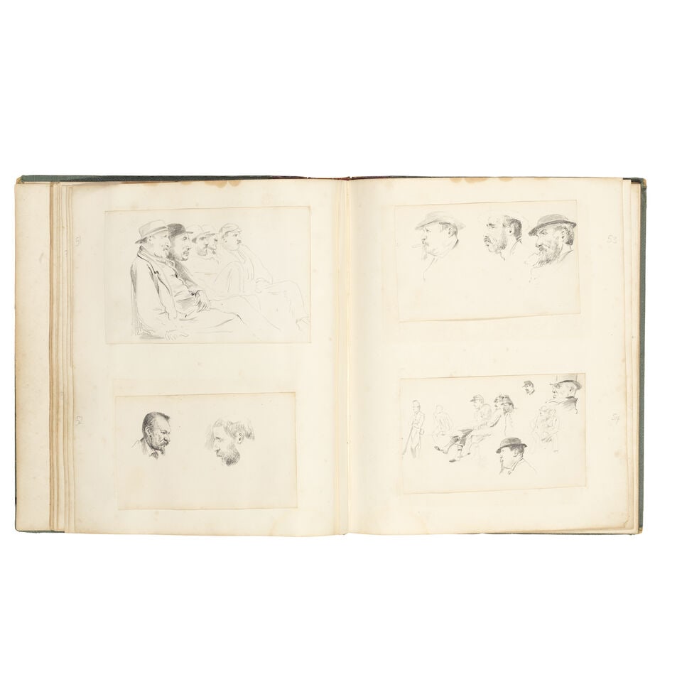 Keeley Halswell (British 1832-1891) A group of watercolours and pencil drawings of Italy in por... - 4