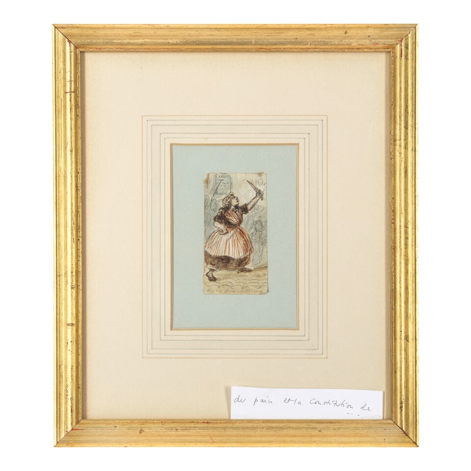 French School, 19th Century 'du pain et la constitution de...' - 2