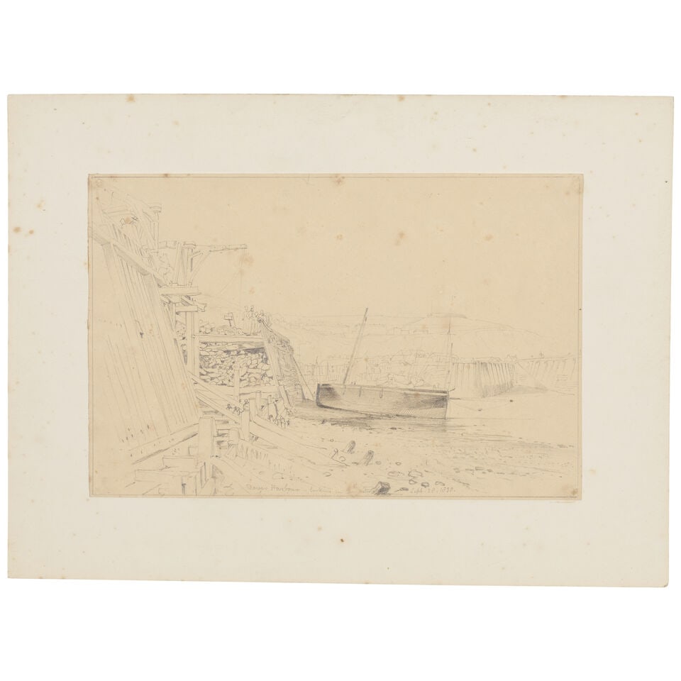 Edward William Cooke, RA (British, 1811-1880) A group of pencil drawings including views in Dove... - 5
