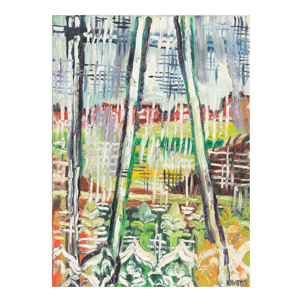 John Bratby R.A. (British, 1928-1992) Bourne Valley (1 of 3)