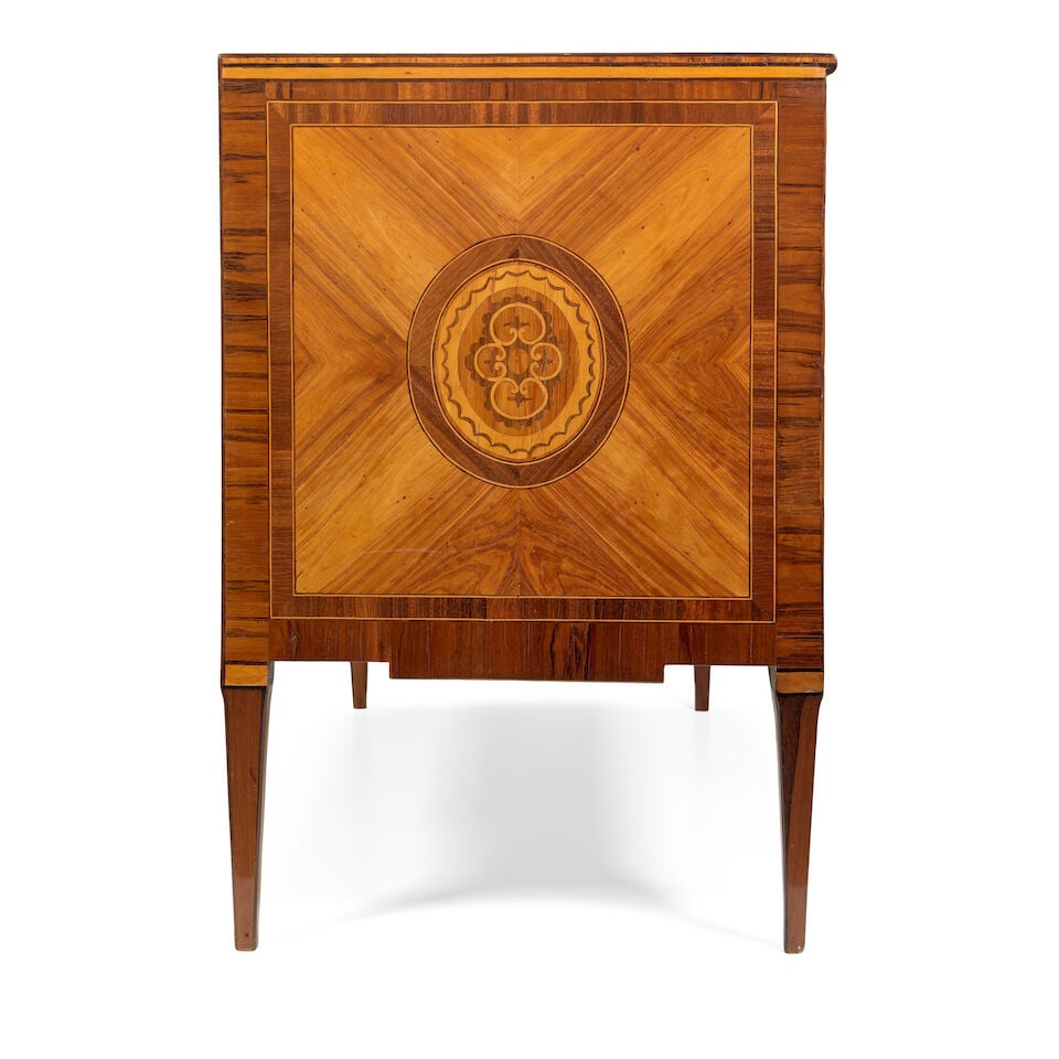 An Italian late 18th/early 19th century tulipwood, amaranth and fruitwood inlaid commode 1785-18... - 3