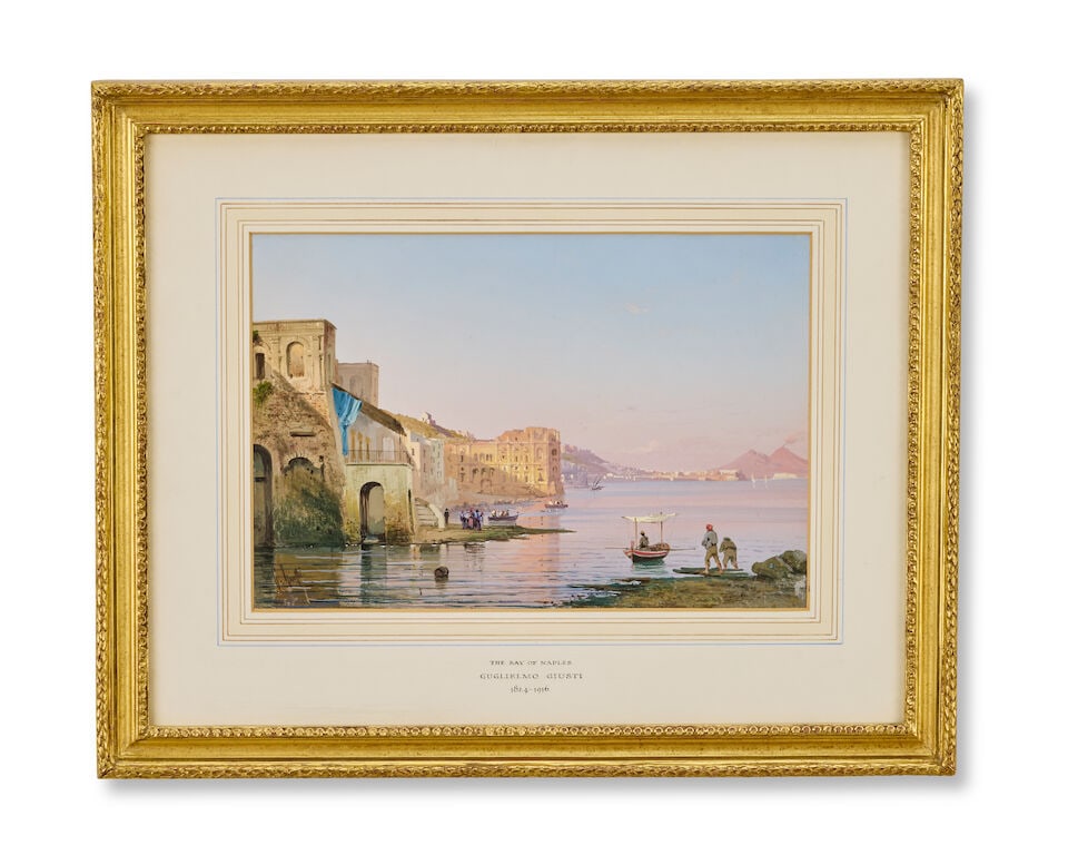 Guglielmo Giusti (Italian, 1824-1916) Palazzo Donn'Anna, Naples - 2