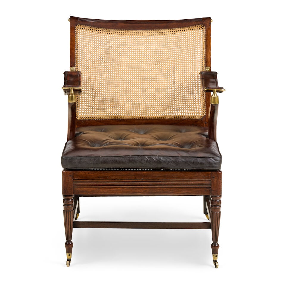 An Anglo-Indian early 19th century rosewood armchair - 2