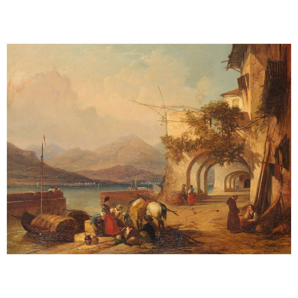 Henry Courtney Selous (British, 1811-1890) Views of Lake Como - 2