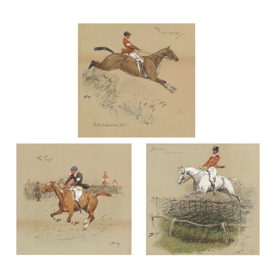 Charlie Johnson Payne, 'Snaffles' (British, 1884-1967) The Tiger; The Sojor Hossiffer and Swagger (1 of 10)