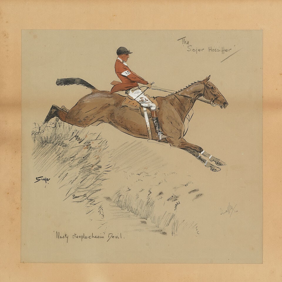 Charlie Johnson Payne, 'Snaffles' (British, 1884-1967) The Tiger; The Sojor Hossiffer and Swagger - 2