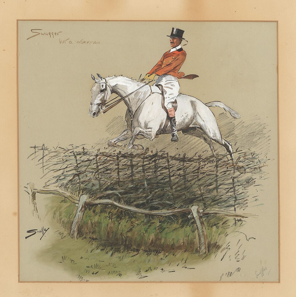 Charlie Johnson Payne, 'Snaffles' (British, 1884-1967) The Tiger; The Sojor Hossiffer and Swagger - 3