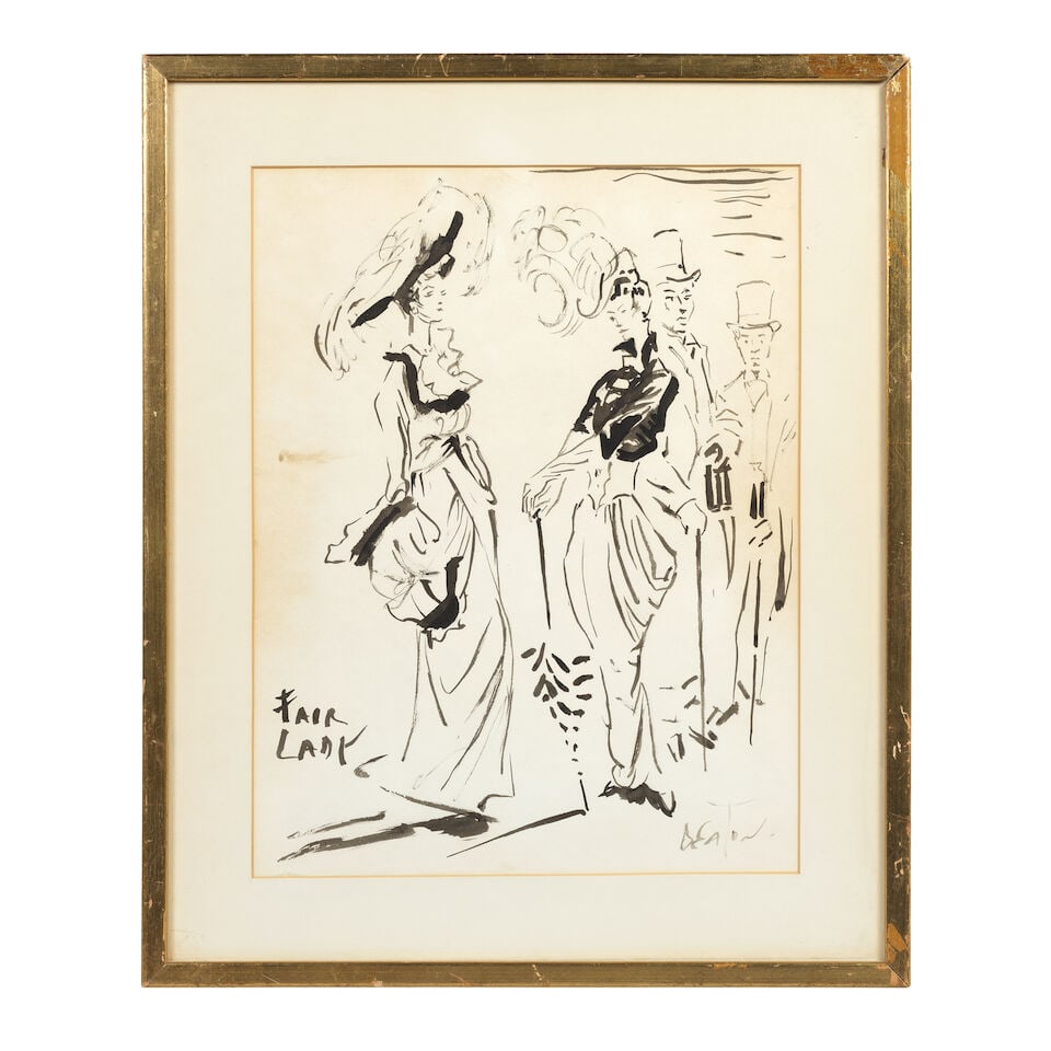 Cecil Beaton (British, 1904-1980) Costume design for My Fair Lady (Together with another waterco... - 4