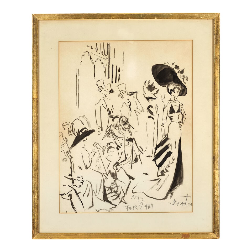 Cecil Beaton (British, 1904-1980) Costume design for My Fair Lady (Together with another waterco... - 6