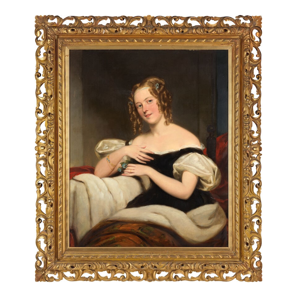 Circle of Margaret Sarah Carpenter (Salisbury 1793-1872 London) A portrait of Mary Marjoribanks,... - 2