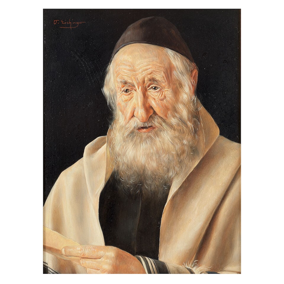 Otto Eichinger (Austrian, 1922-2004) The rabbi (1 of 3)