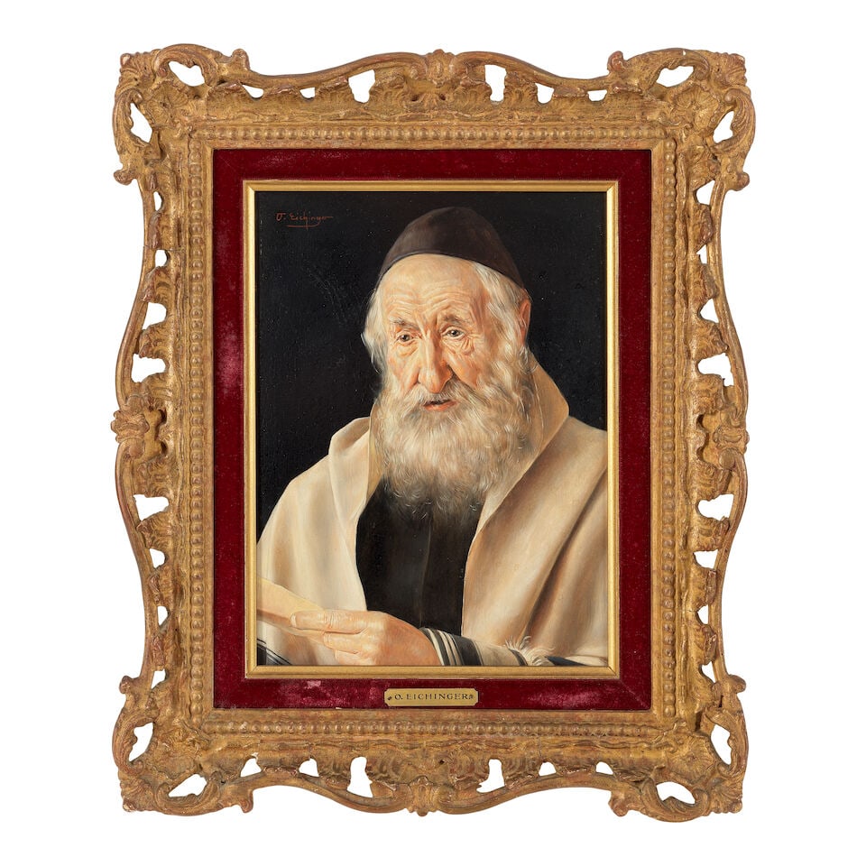Otto Eichinger (Austrian, 1922-2004) The rabbi - 2
