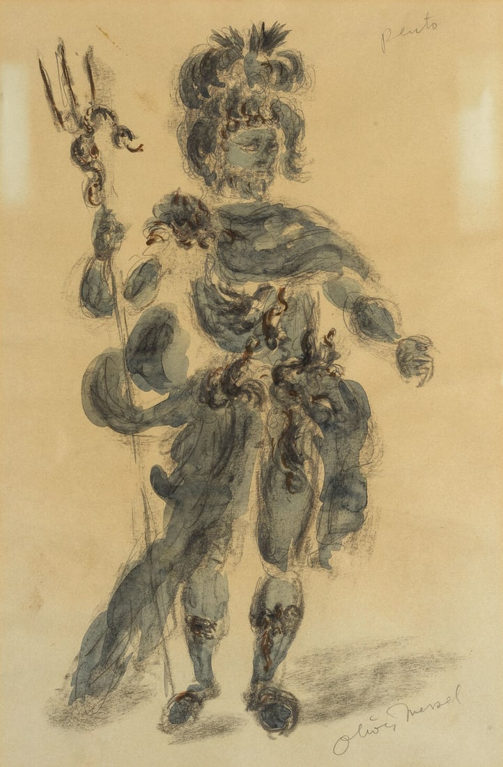 Oliver Messel (British, 1904-1978) Two Costume Designs for Queen of Spades - 2