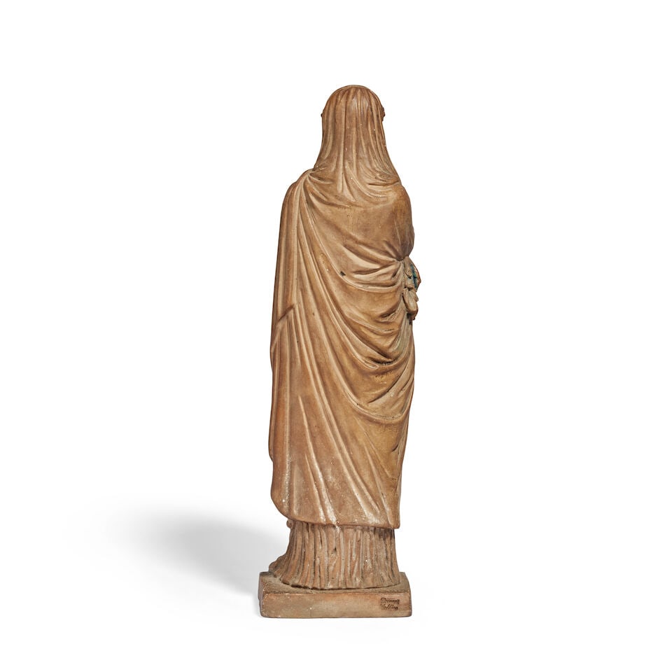 Giovanni Mollica (Italian, active late 19th/early 20th century): A terracotta figure of a classi... - 3