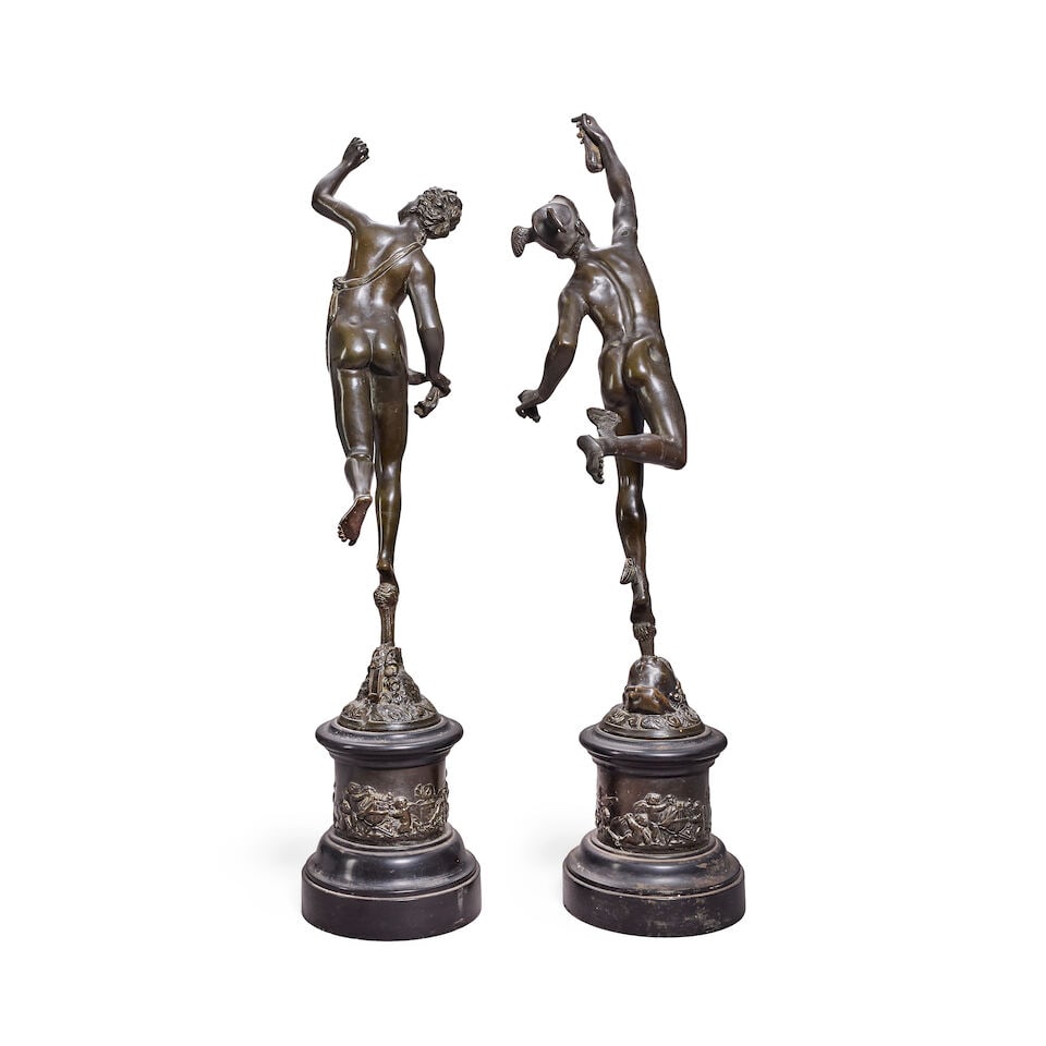 After Giambologna, called Giovanni da Bologna or Jean Boulogne (Italian, 1529-1608): A pair of 1... - 2