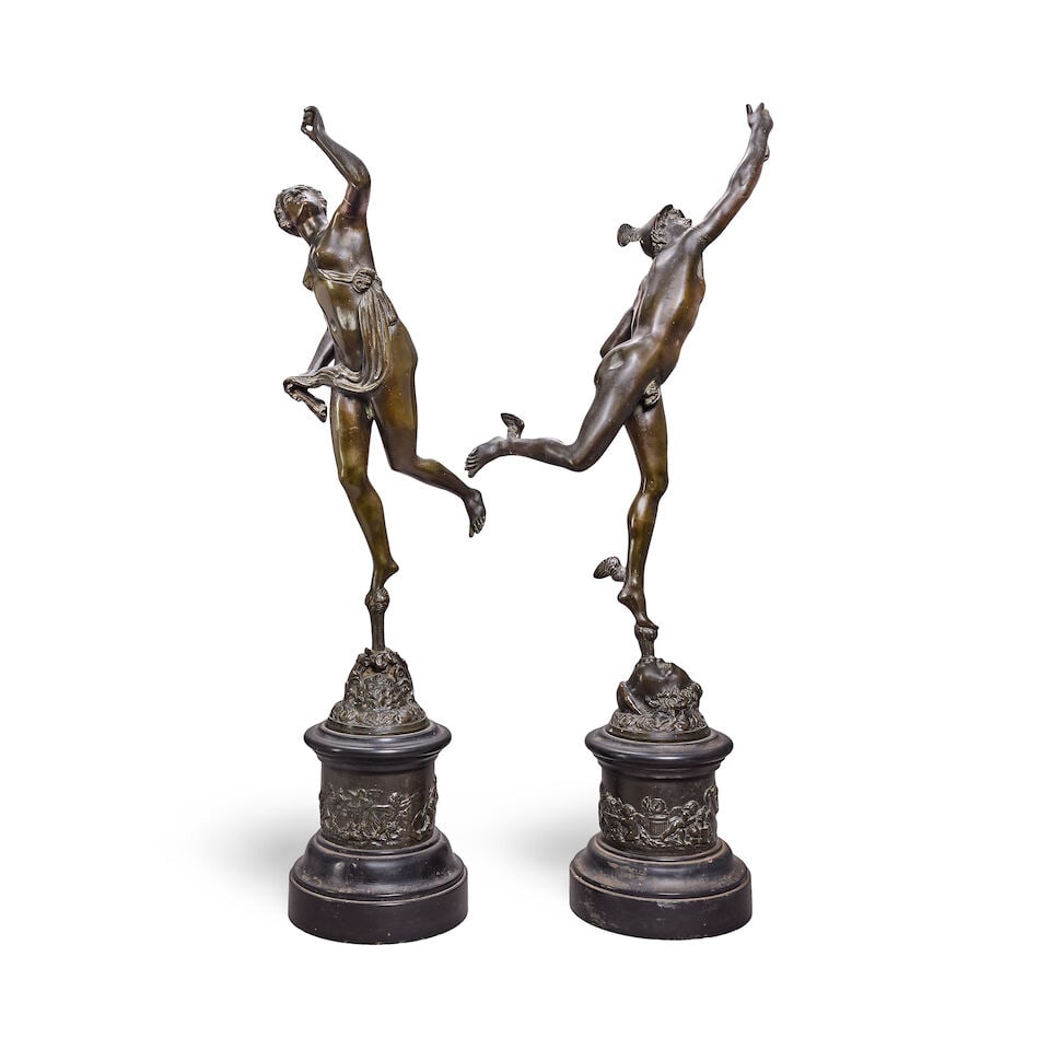 After Giambologna, called Giovanni da Bologna or Jean Boulogne (Italian, 1529-1608): A pair of 1... - 3