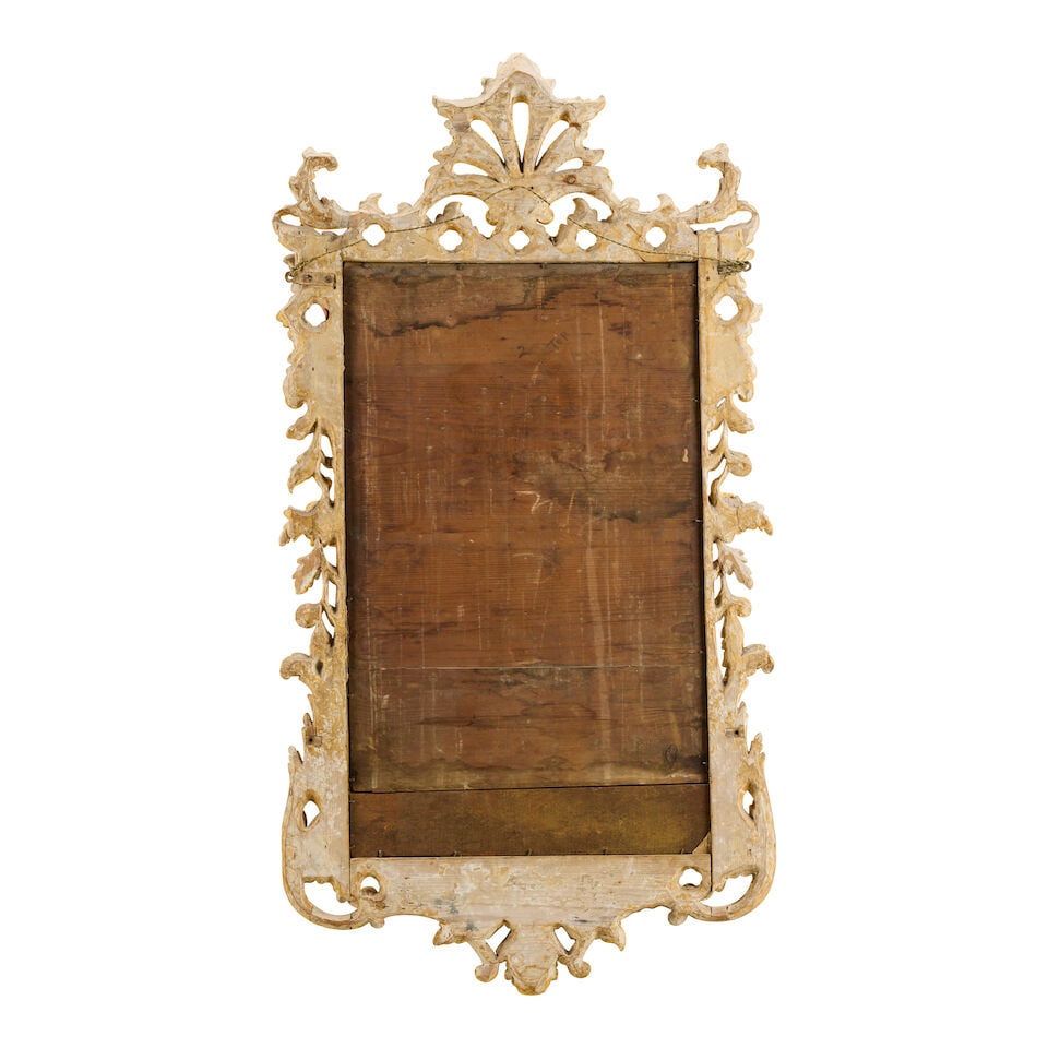 A pair of George III giltwood mirrors Both mirrors fundamentally date to circa 1765 but have cl... - 2