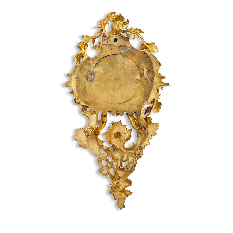 A large third quarter 19th century French gilt bronze bronze figural cartel clock In the Louis ... - 3