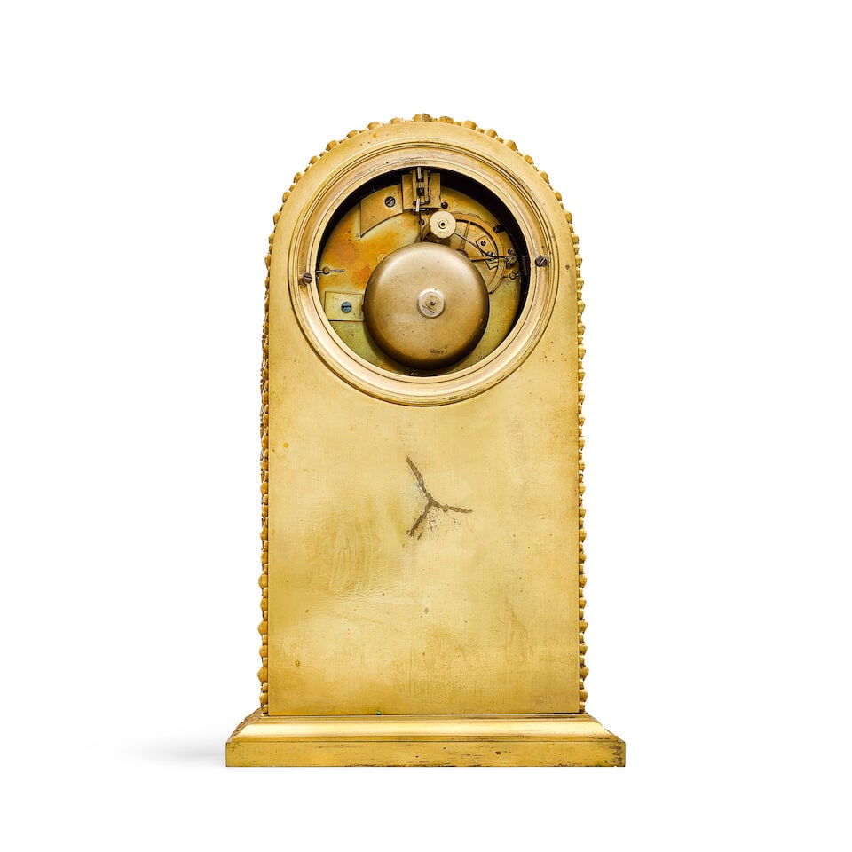 An Empire gilt bronze mantel clock Attributed to Claude Galle (French, 1759-1815) - 2